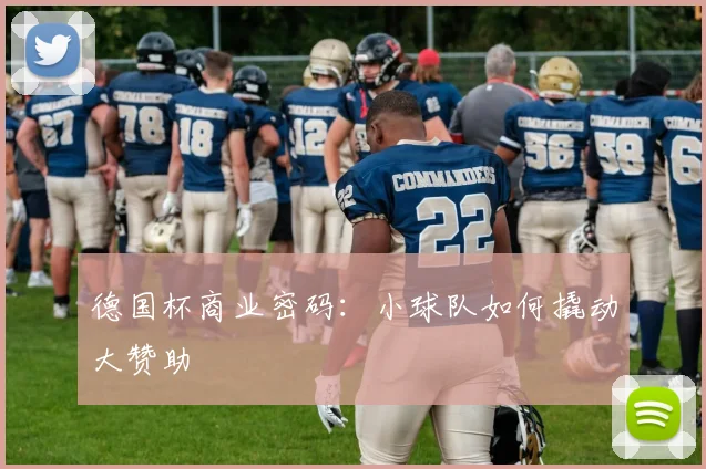 德国杯商业密码：小球队如何撬动大赞助